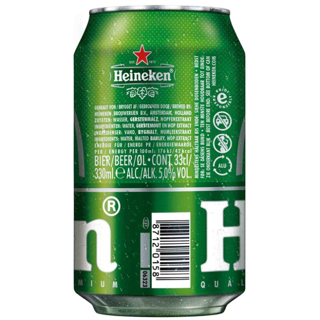 Heineken 5% 24x0,33l Dose