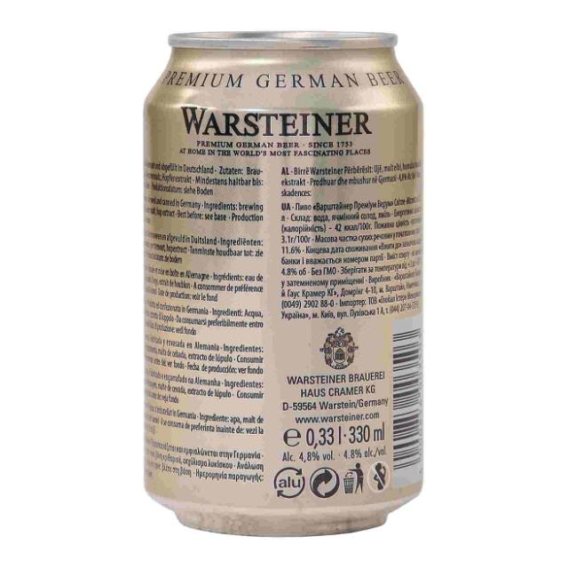Warsteiner 4,8% 24/0,33l Dose