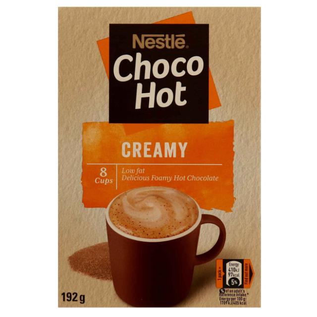 Nestle Choc Hot Creamy 8 Btl/192g