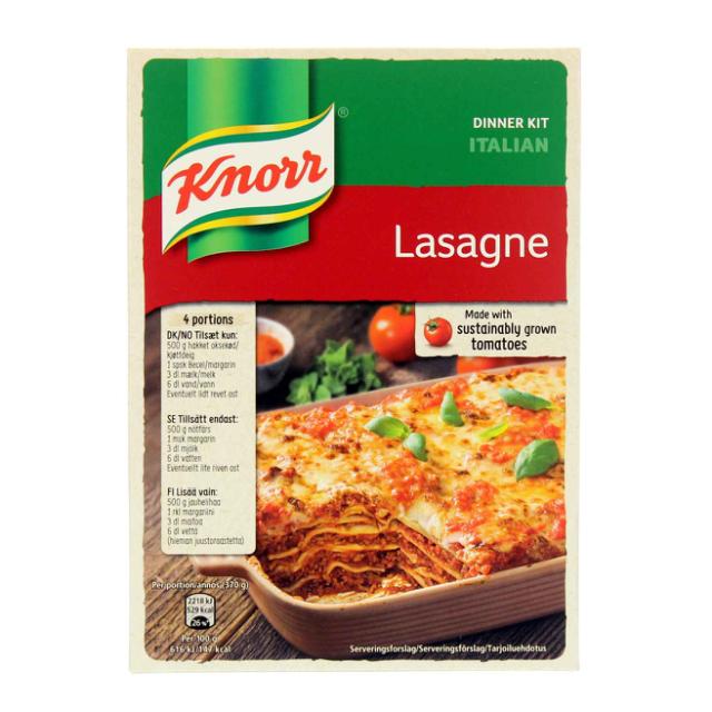 Knorr Dinner Kit Lasagne 262g