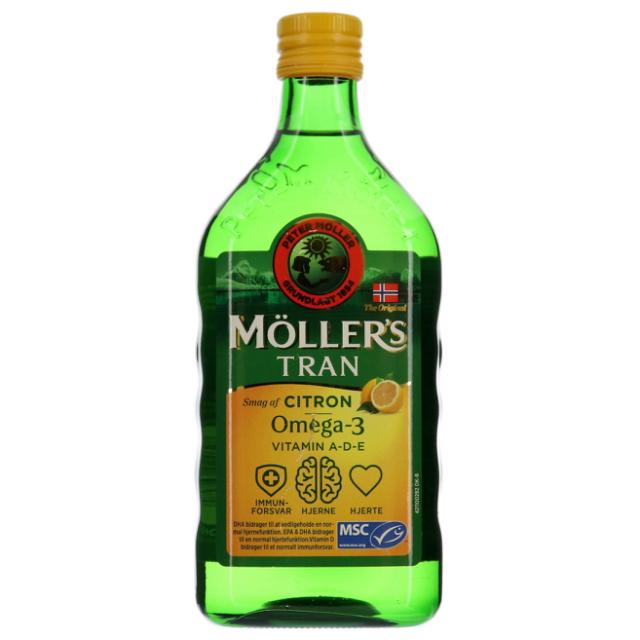 Møllers Tran/Lebertran Citrus 500 ml