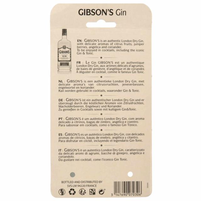 Gibson Gin 37,5% 0,2l