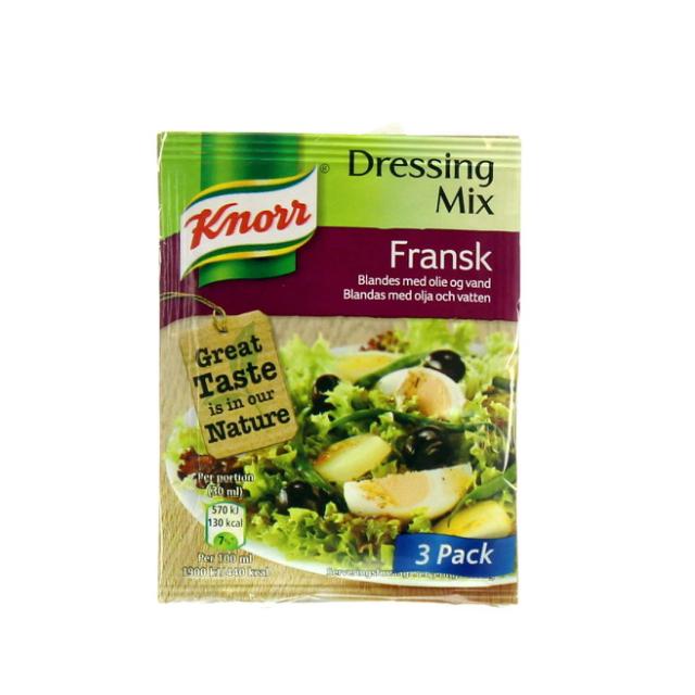 Knorr Dressing Mix Fransk 3x9g