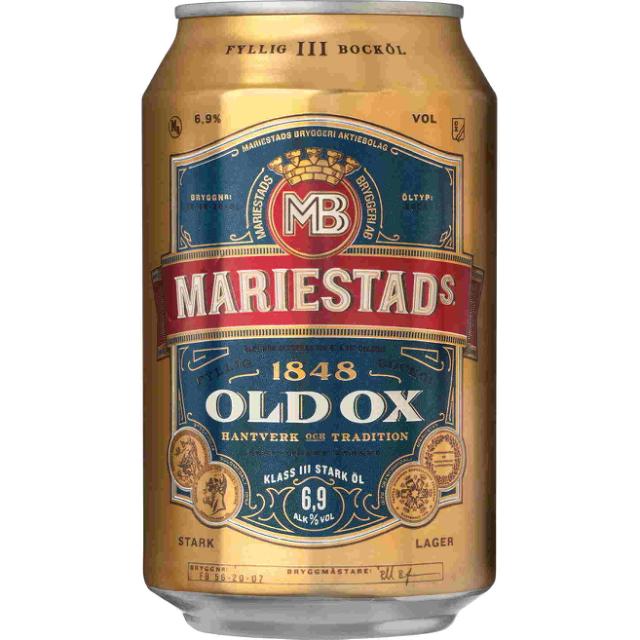 Mariestads Old Ox 6,9% 24x0,33l Dose