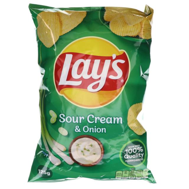 Lay's Chips Sourcream & Onion 175g