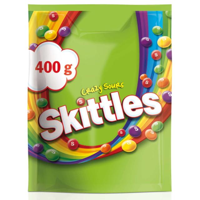 * Skittles Crazy Sours 400g