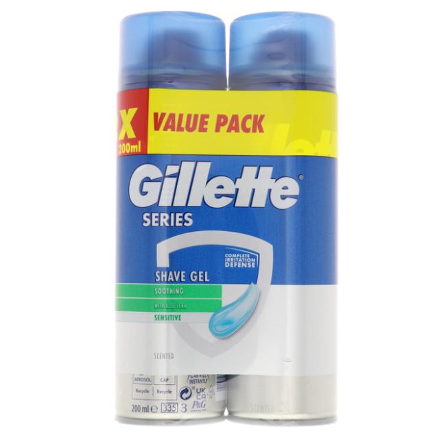 Gillette Series Gel Sensitive Doppelpack 2x200ml
