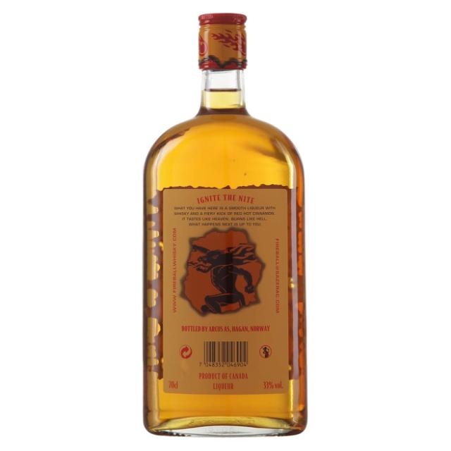 Fireball Cinnamon Whisky 33% 0,7l