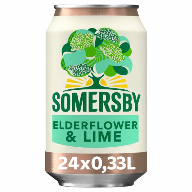 Somersby Elderflower Lime 24x0,33l