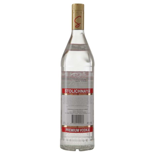 *Stolichnaya Premium 40%  1,0l