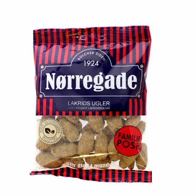 N rregade Lakrids Ugler 310g N rregade Lakrids Ugler 310g