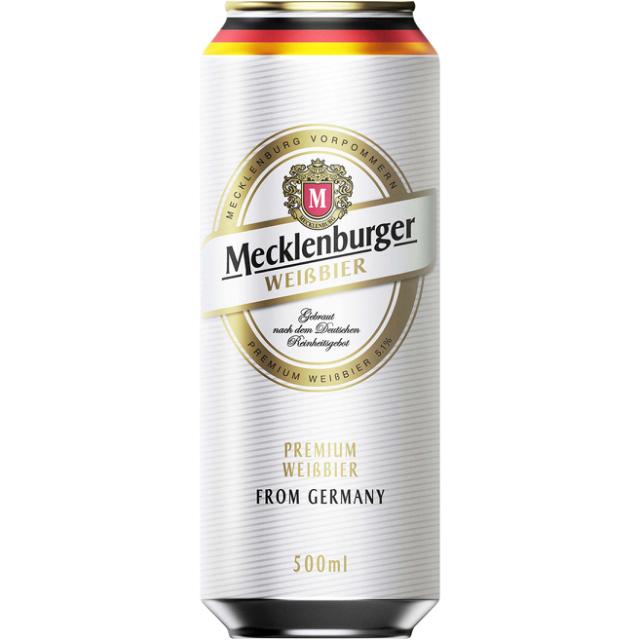 Mecklenburger Weißbier 5,1% 24x0,5l Dose