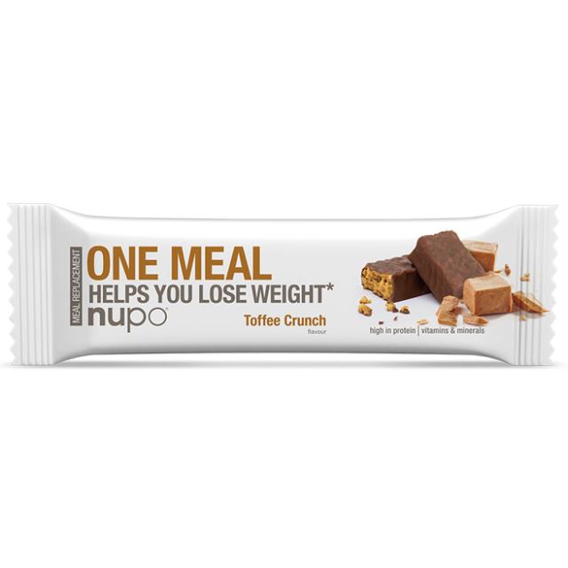Nupo One Meal Bar/Riegel Toffee Crunch 60g