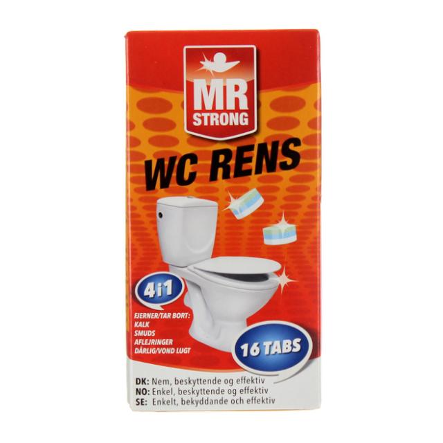 MR Strong WC rens/Toilettenreiniger 16 tabs