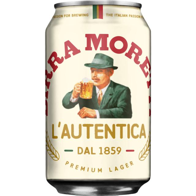 Birra Moretti 4,6% 24x0,33l Dose