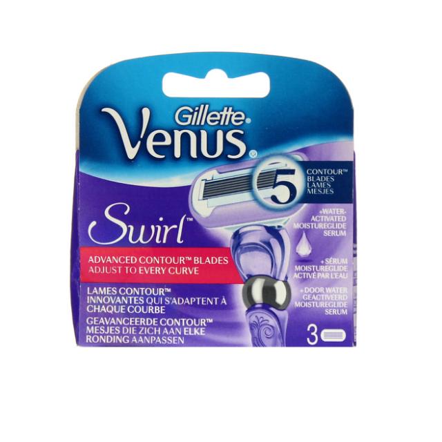 Gillette Venus Swirl 5 Klingen 3 Ersatzklingen