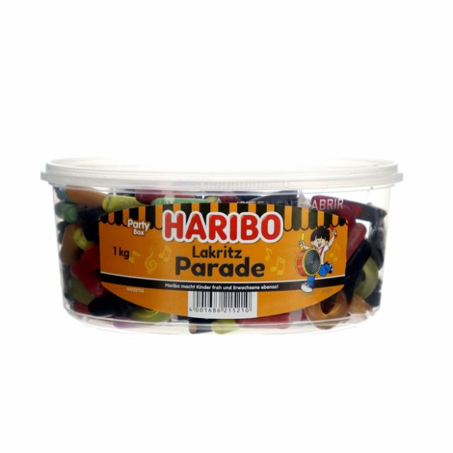 Haribo Lakritz-Parade 1kg Dose