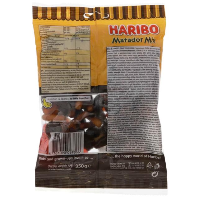 Haribo Matador Mix Dark 350g