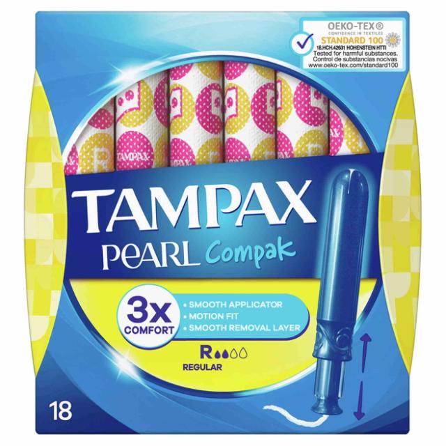 Tampax Compak Pearl Regular SP 18er