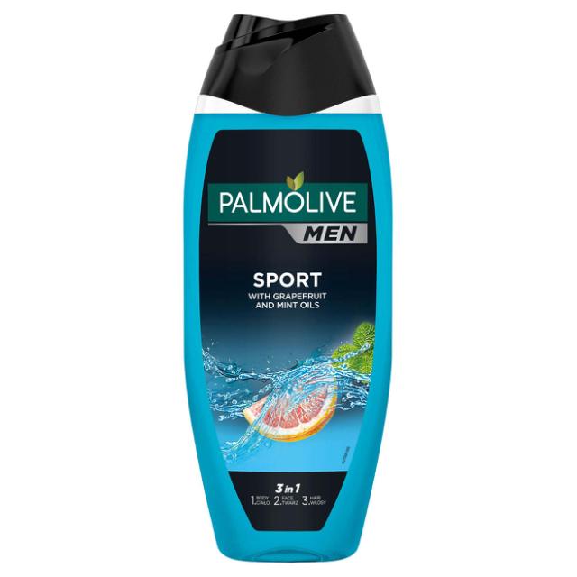 Palmolive Shower Gel Men Sport w. Grapefruit and Mint 500 ml