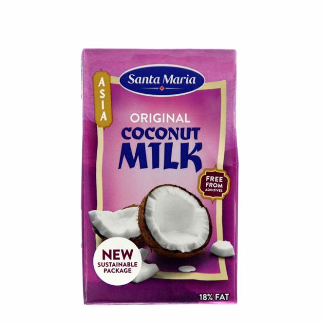 Santa Maria Coconut Milk Original/Kokosmilch 18% Fett 250 ml