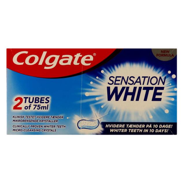 Colgate Zahnpasta Sensation White 2 x 75 ml