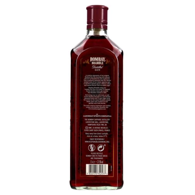 Bombay Bramble Dry Gin 37,5% 1,0l