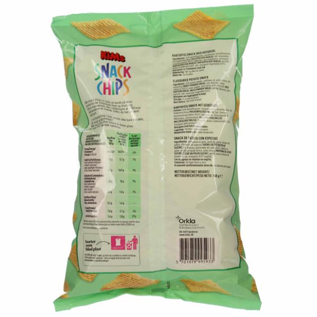 KiMs Snack Chips Sour Cream & Onion 160g