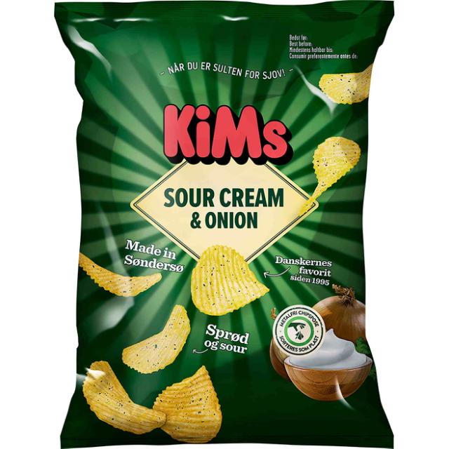 KiMs Sour Cream & Onion Chips 170g