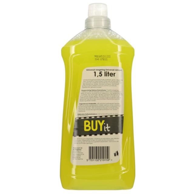 BUYit universalrengøring/Allzweckreiniger lemon 1,5l