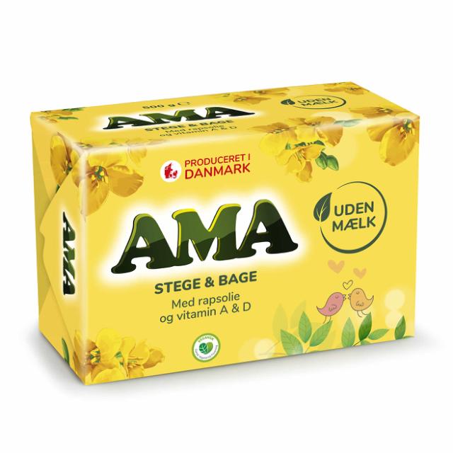 AMA Stege & Bage Margarine zum Braten und Backen 500g