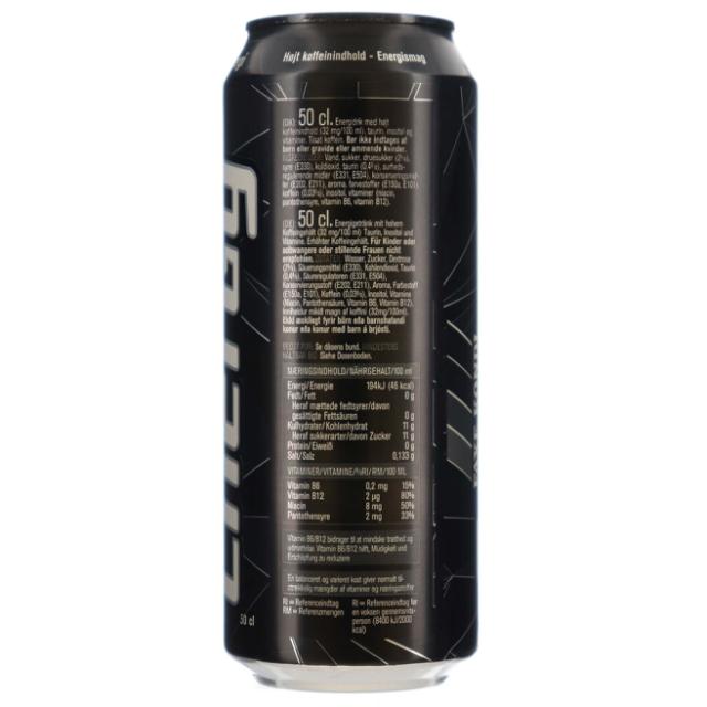 Faxe Kondi Energy Black 12x0,5l