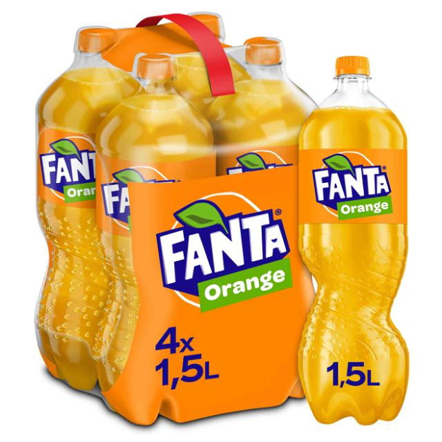 Fanta Orange 4 x 1,5 Liter PET