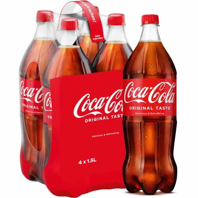 Coca Cola 4 x 1,5 Liter PET