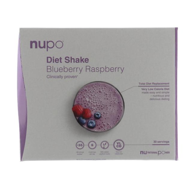 Nupo Diet Shake Value Pack - Blue/Raspberry 30 port. 960 gr