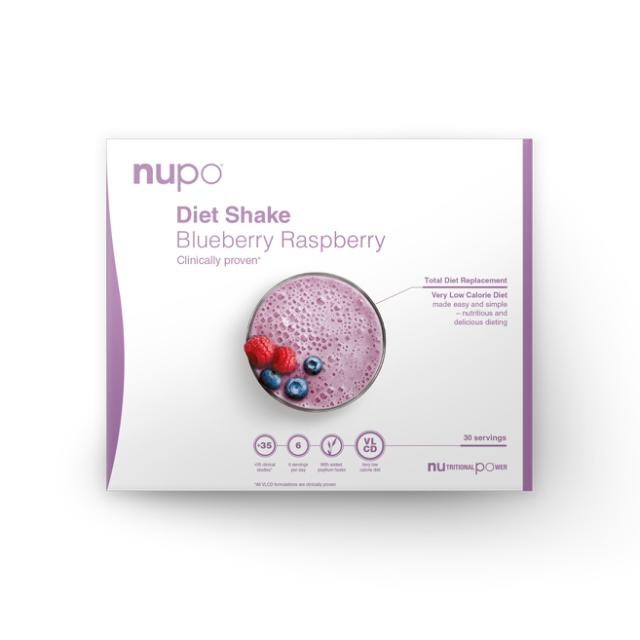 Nupo Diet Shake Value Pack - Blue/Raspberry 30 port. 960 gr