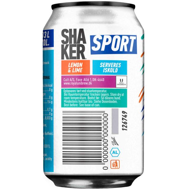Shaker Sport 18x0,33l