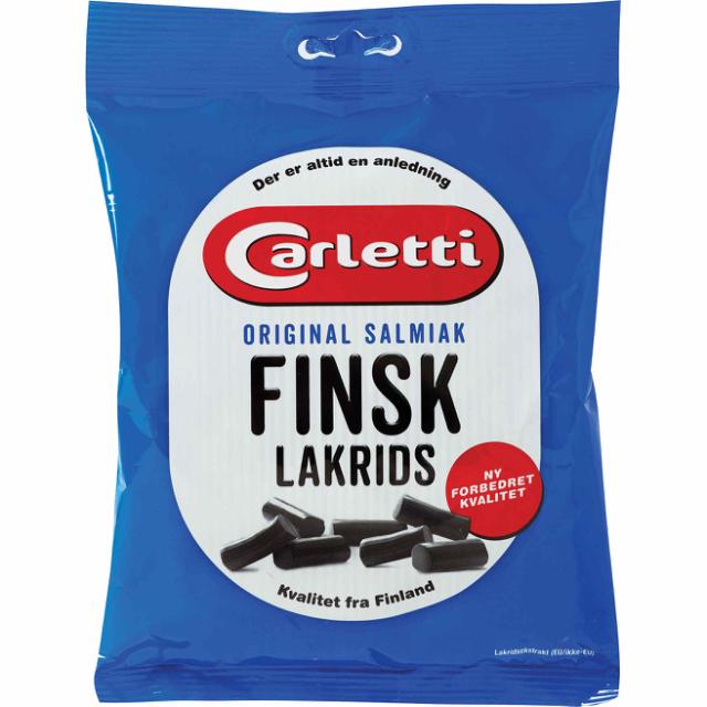 Carletti Original Finsk Lakrids Salmiak 350g