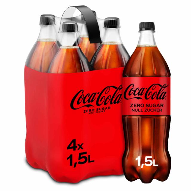 Coca Cola Zero 4 x 1,5 Liter PET