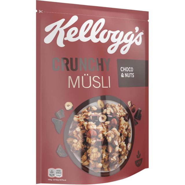 Kellogg`s Crunchy Müsli Choco & Nut 450g