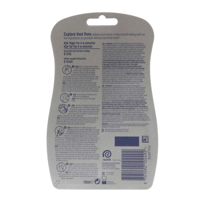 Veet In-shower Pure Dry Skin/Haarentfernungscreme 150 ml
