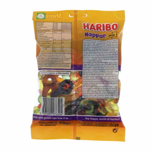 Haribo Nappar Mix 375g