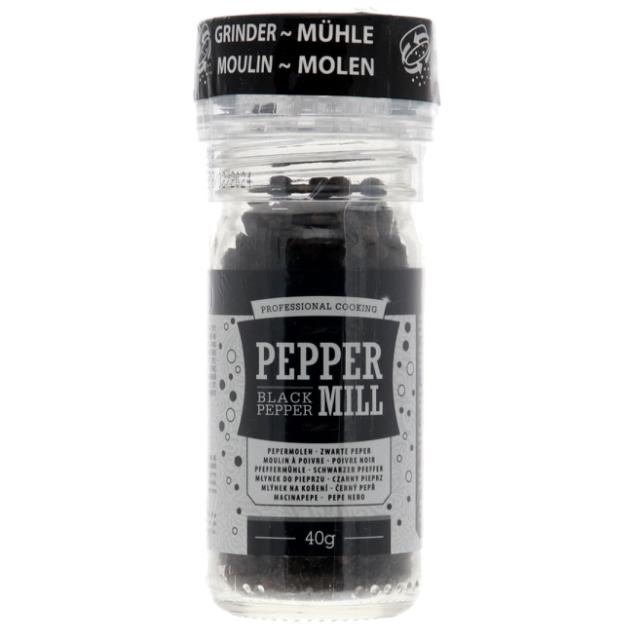 Krydderikværn Pepper Grinder (Glas) genopfyldelig