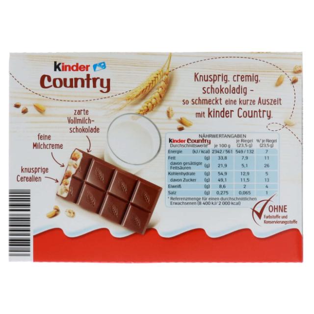 Ferrero Kinder Country (9x23,5g) 211,5g