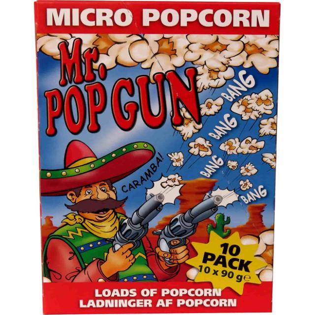 Mr. Popgun Micro Popcorn 10x90g