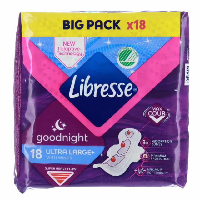 Libresse Night Ultra Large+ Wing Big Pack 18 St.