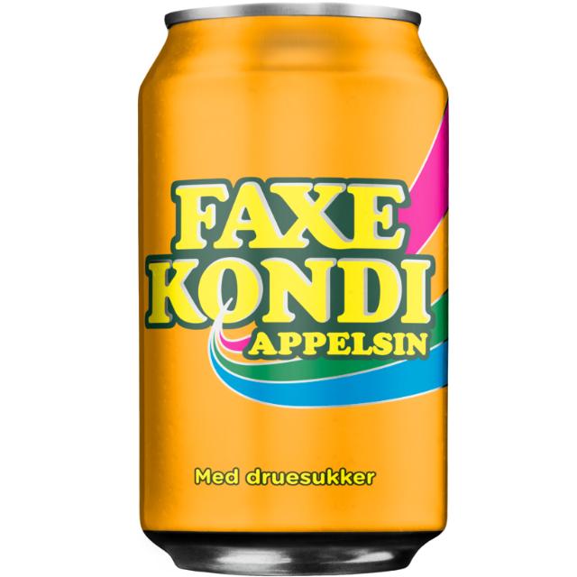 Faxe Kondi Appelsin 24x0,33l