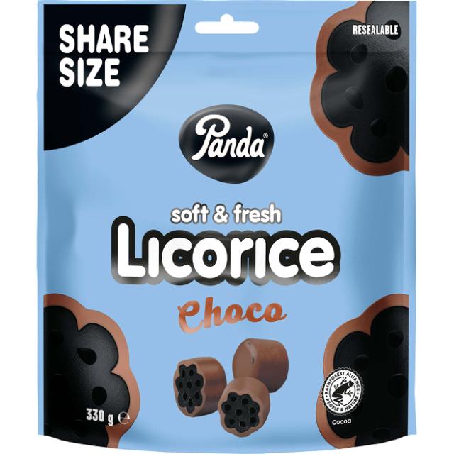 Panda Soft & Fresh Licorice Choco 330g