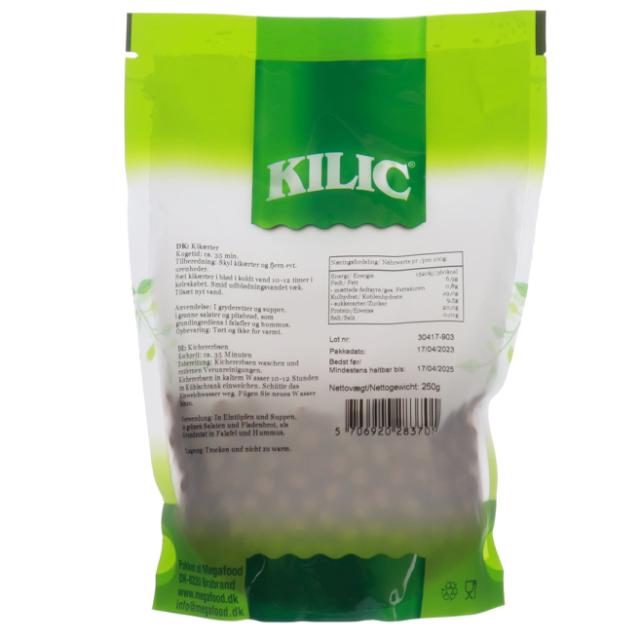 Kilic Kikærter/Kichererbsen Medium 250g
