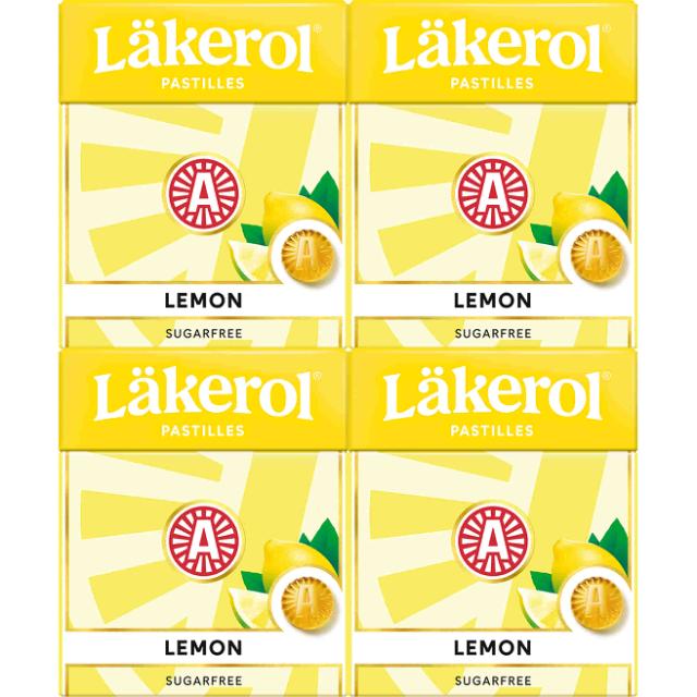 LÄKEROL Lemon 4x25g